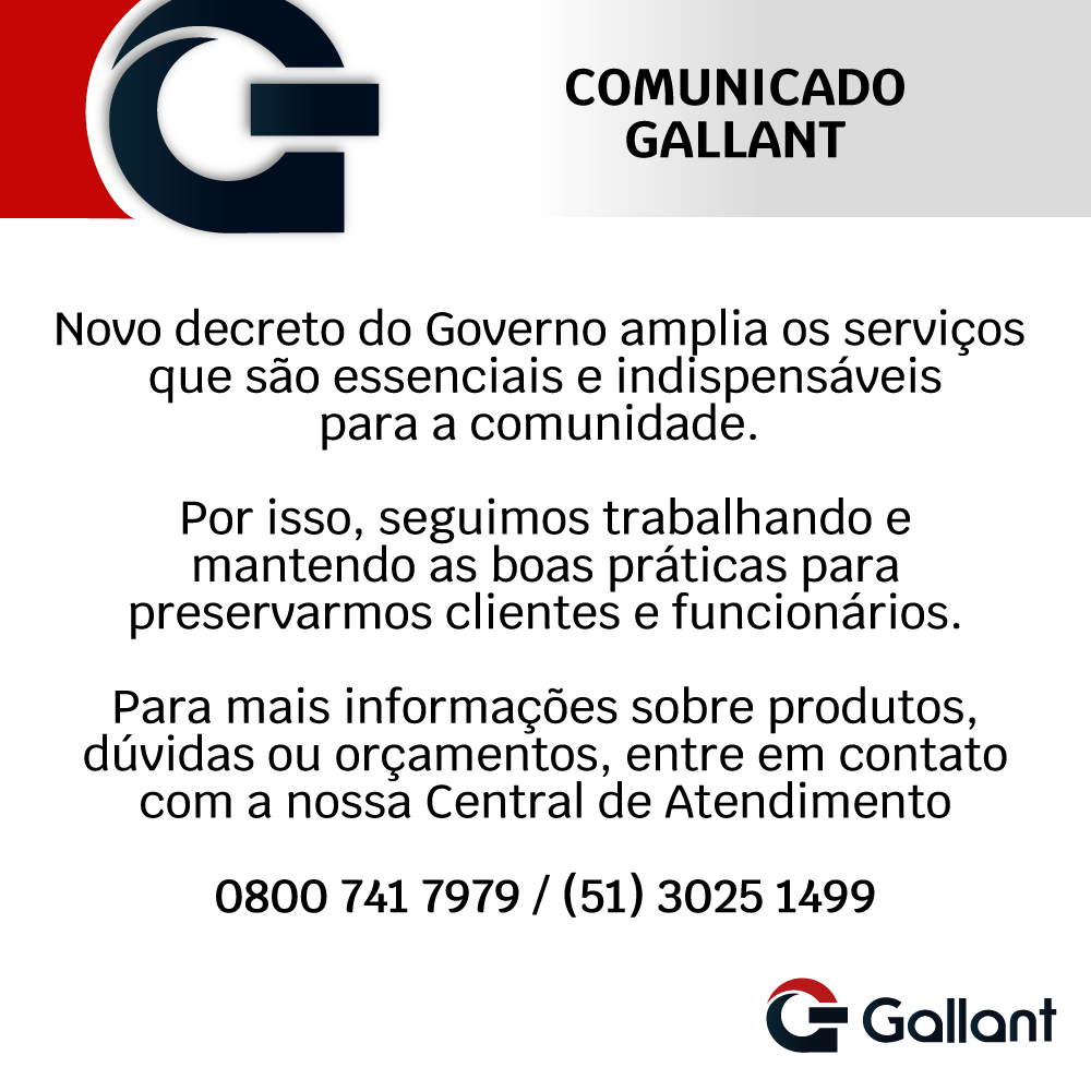 Comunicado Gallant - Gallant