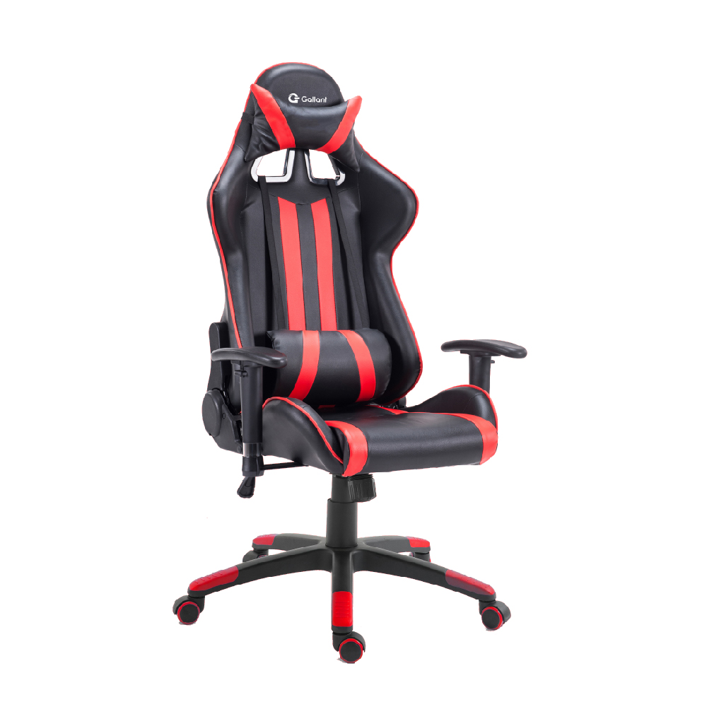 Cadeira Gamer Pro Giratória Gallant Altura Regulável Preta/Vermelha  GCD10GPUB-VM