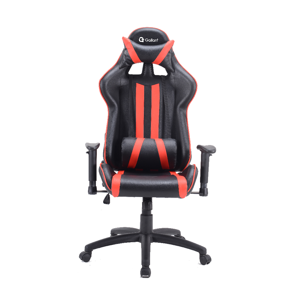 Cadeira Gamer Pro Giratória Gallant Altura Regulável Preta/Vermelha  GCD10GPUB-VM